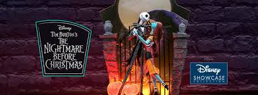 Nightmare Before Christmas Jim Shore figurines including Jack, Sally, and Zero on spooky Halloween display