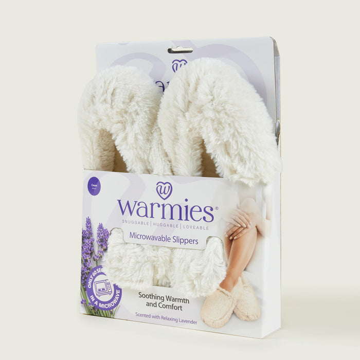 Chaussons Warmies® Crème