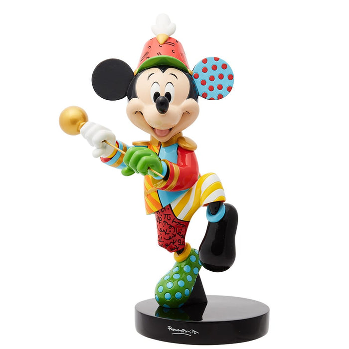 Disney Britto Band Leader Mickey Figurine – Hand-Painted Enesco Collectible from The Band Concert.