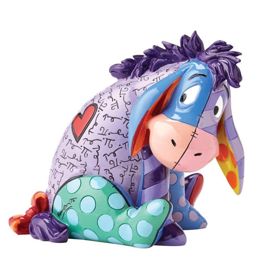 Disney Britto Eeyore Figurine – Hand-Painted Enesco Collectible with Pop Art Design.