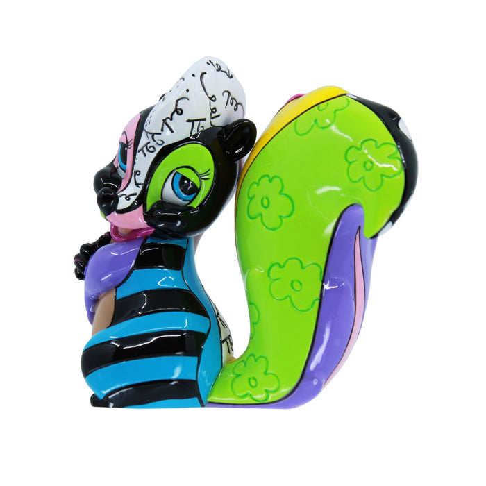 Disney Britto Flower Mini Figurine – Hand-Painted Enesco Collectible with Pop Art Design.