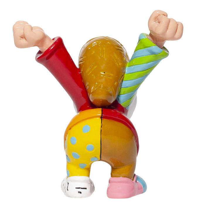Back view of Disney Britto Grumpy Mini Figurine – Colourful design with signature Romero Britto style.