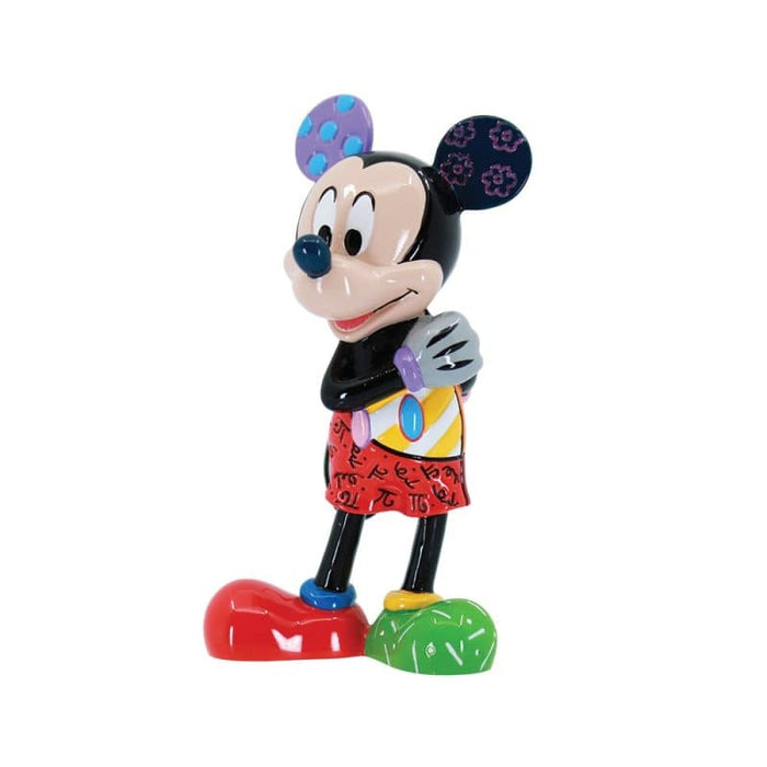 Side view of Disney Britto Mickey Mouse Mini Figurine – Featuring vibrant colors and artistic details.