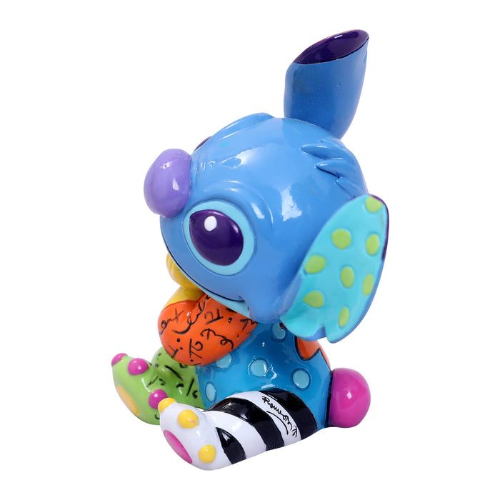 Side view of Disney Britto Stitch Mini Figurine – Featuring vibrant colors and artistic details.