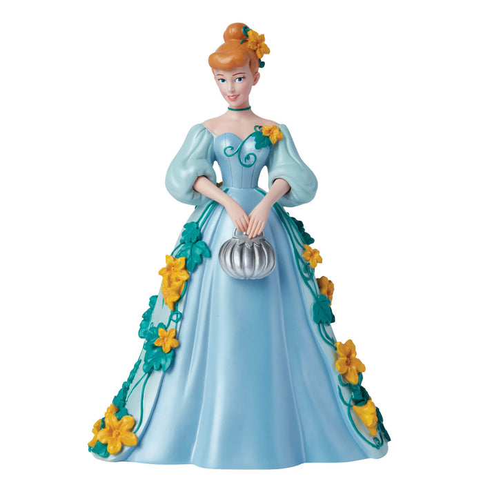Botanical Cinderella Figurine – Disney Showcase by Enesco, hand-painted collectible featuring Cinderella in an elegant floral gown.
