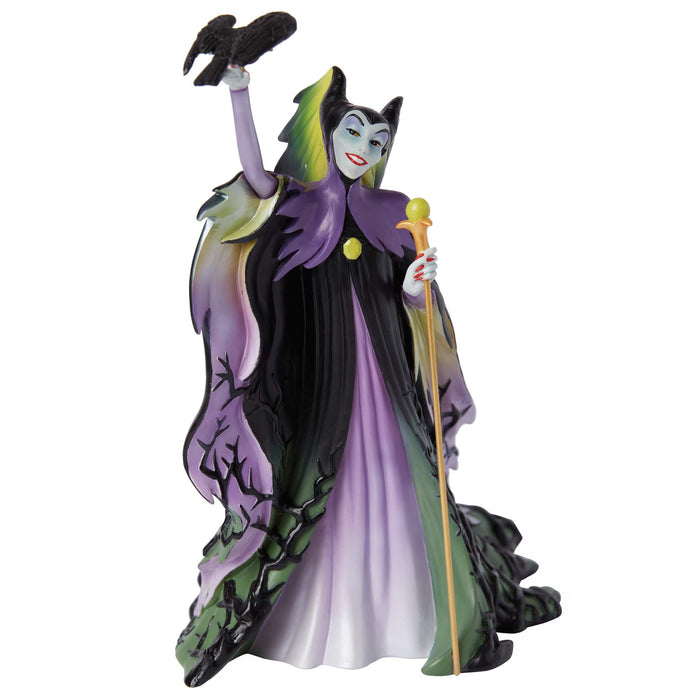 Botanical Maleficent Figurine – Disney Showcase by Enesco, hand-painted collectible featuring Maleficent surrounded by enchanted thorns.