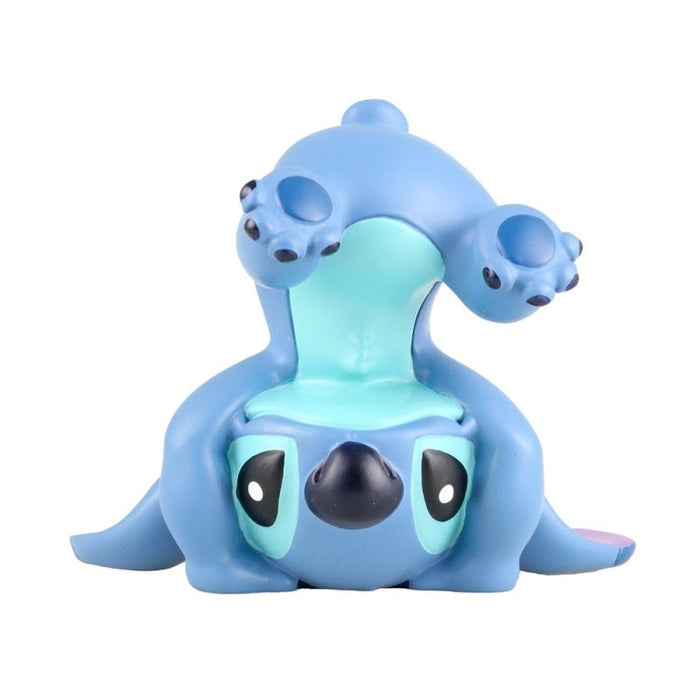 Stitch Handstand Figurine – Disney Showcase by Enesco, hand-painted collectible featuring Stitch balancing upside-down in a fun pose.