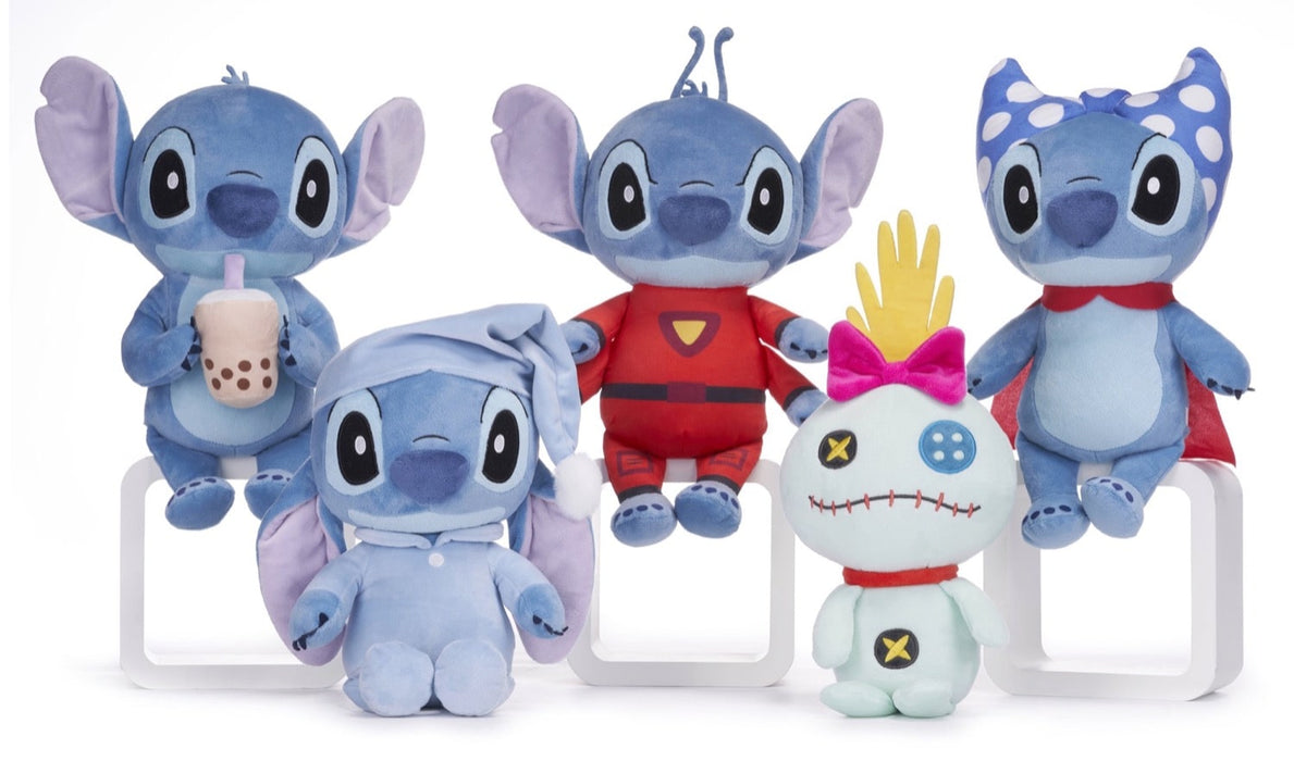 Bubble Tea Stitch Soft Toy – Disney Plush with Cup – 28cm