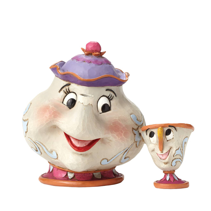 A Mother’s Love (Mrs. Potts & Chip Figurine) – Enesco Disney Traditions by Jim Shore, hand-painted collectible from Beauty and the Beast.