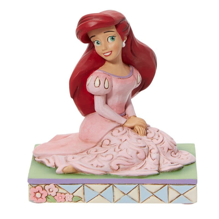 Ariel Personality Pose Figurine – Enesco Disney Traditions by Jim Shore, hand-painted collectible featuring Ariel from The Little Mermaid.
