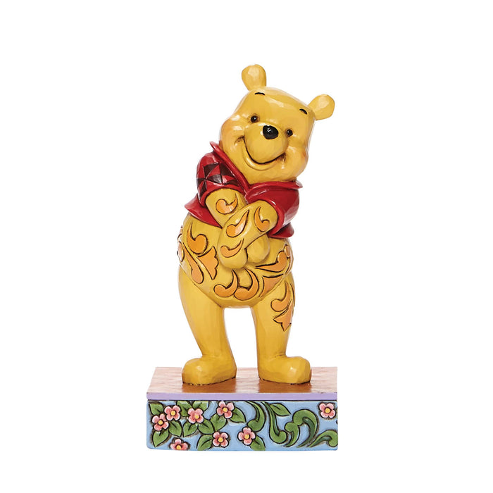 Beloved Bear – Winnie the Pooh Personality Pose Figurine – Enesco Disney Traditions by Jim Shore, hand-painted collectible.