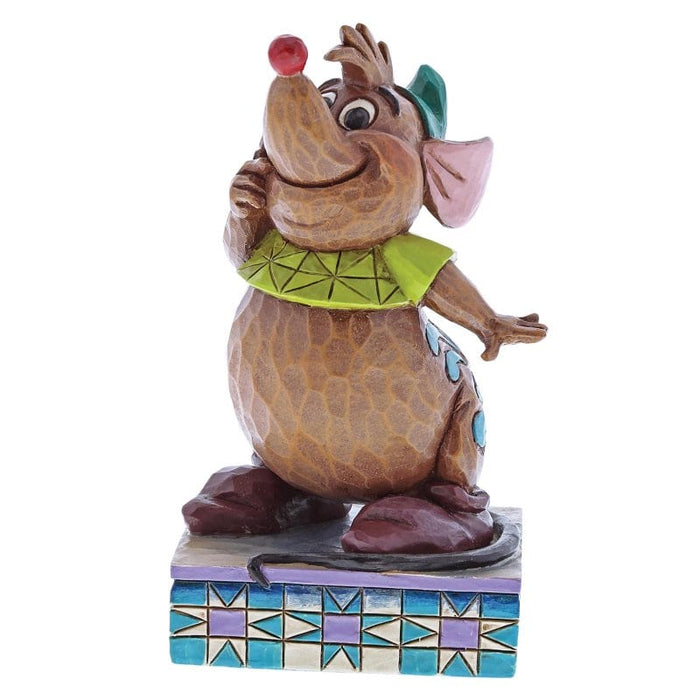 Cinderelly's Friend (Gus Figurine) – Enesco Disney Traditions by Jim Shore, hand-painted collectible featuring Gus from Cinderella.