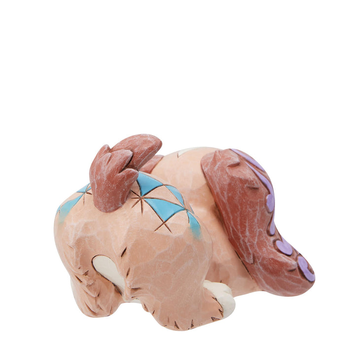 Back view of Lady Mini Figurine – Jim Shore hand-painted Disney collectible from Lady and the Tramp.