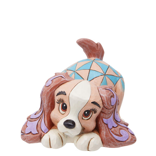 Lady Mini Figurine – Enesco Disney Traditions by Jim Shore, hand-painted collectible from Lady and the Tramp.