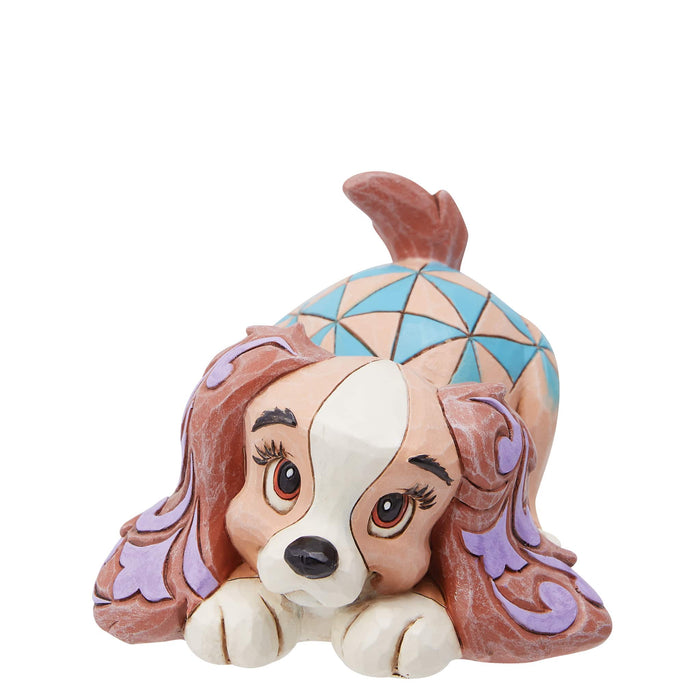 Lady Mini Figurine – Enesco Disney Traditions by Jim Shore, hand-painted collectible from Lady and the Tramp.