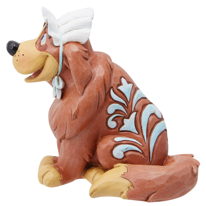 Side view of Nana Mini Figurine – Enesco Disney Traditions by Jim Shore, featuring intricate folk-art details.