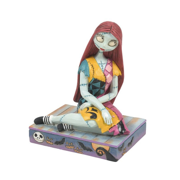 Sally Personality Pose Figurine – Enesco Disney Traditions by Jim Shore, hand-painted collectible featuring Sally from The Nightmare Before Christmas.