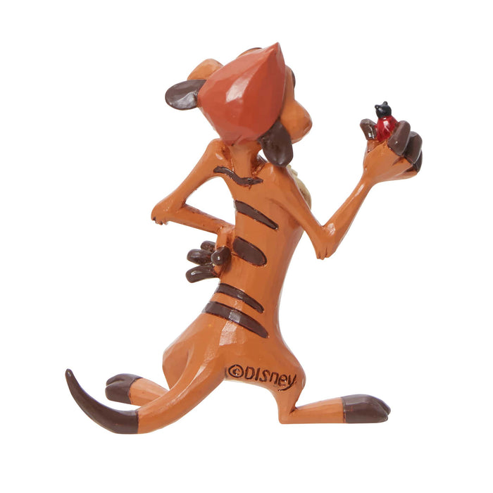 Back view of Timon Mini Figurine – Jim Shore hand-painted collectible from The Lion King.