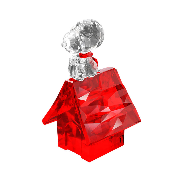 Flying Ace Facet Figurine – Enesco Peanuts Facets Collection, featuring a crystal-like design of Snoopy as the Flying Ace.