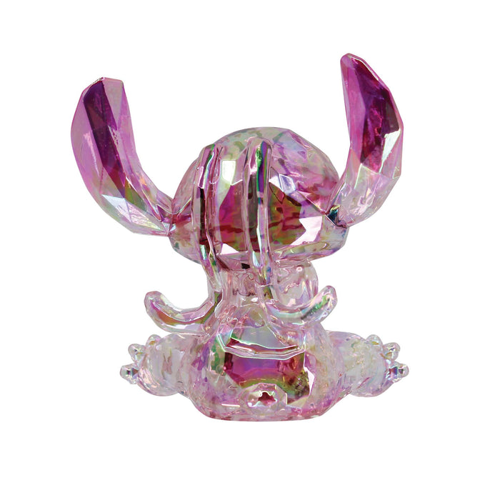 Back view of Licensed Angel Facet Figurine – Featuring intricate sculpting and shimmering acrylic material.