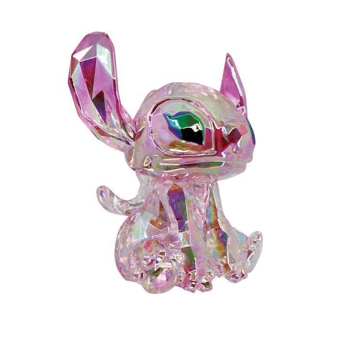 Side view of Licensed Angel Facet Figurine – Enesco Disney Facets Collection, showcasing faceted acrylic details.