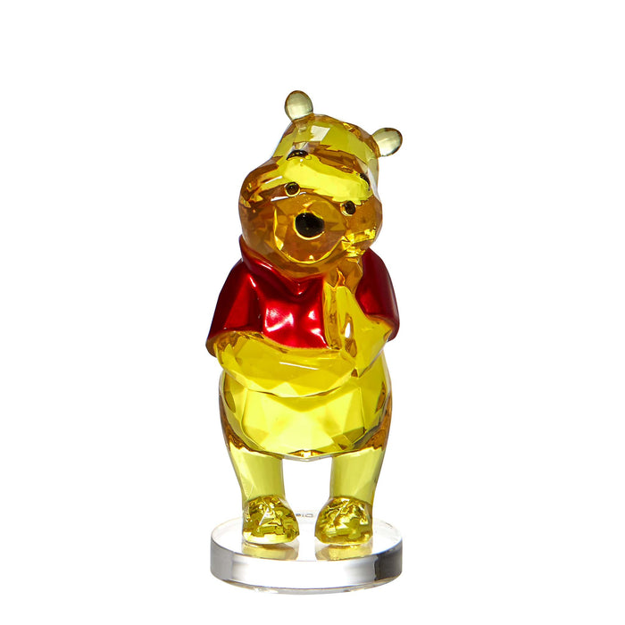 Licensed Winnie the Pooh Facet Figurine – Enesco Disney Facets Collection, featuring a crystal-like design of Winnie the Pooh.