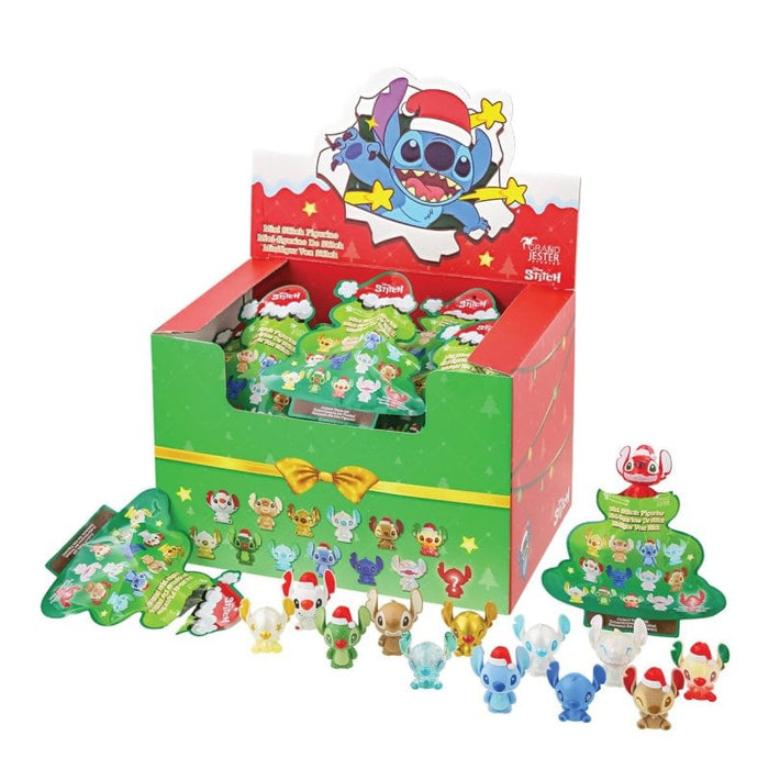 Grand Jester Studios Christmas Stitch Blind Bags – Disney holiday mystery collectible.