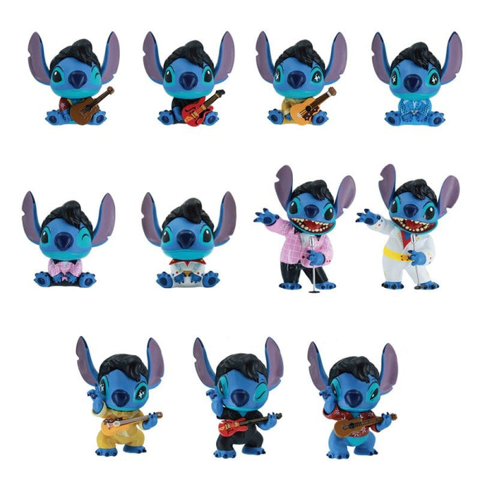 Assorted Elvis Stitch figurines from Elvis Stitch Blind Bag – Grand Jester Studios.