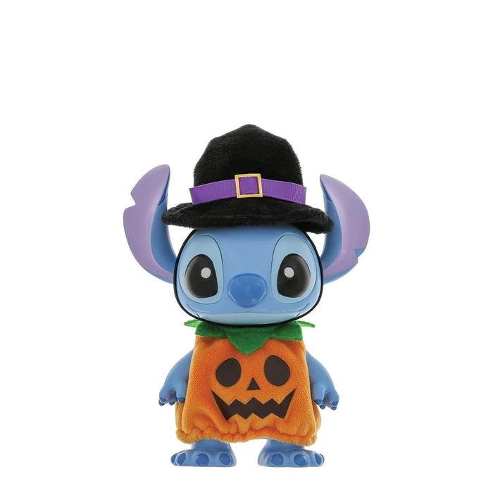 Grand Jester Studios Halloween Pumpkin Stitch – Disney collectible with removable witch hat.