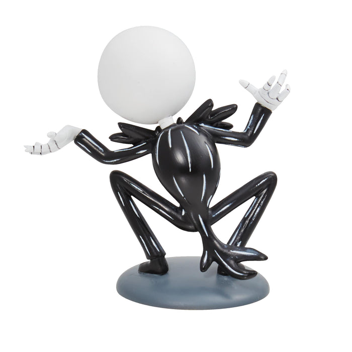 Back view of Jack Skellington Mini Figurine – beautifully crafted Disney figurine.