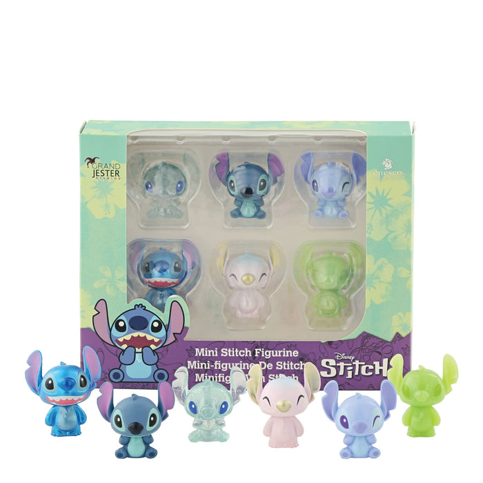 Close-up of a Mini Stitch figurine – hand-painted Disney collectible.