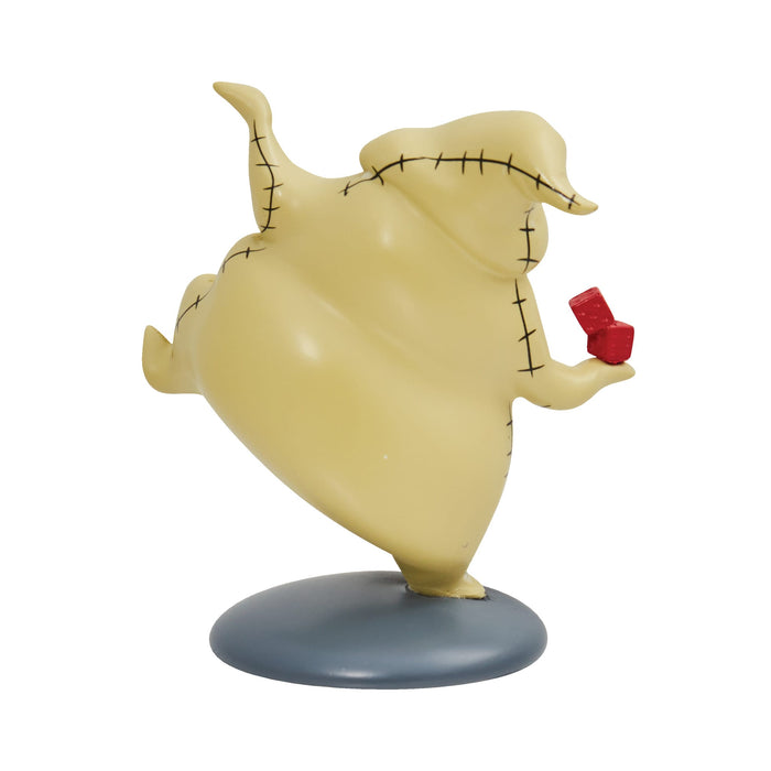 Back view of Oogie Boogie Mini Figurine – beautifully crafted Disney figurine.