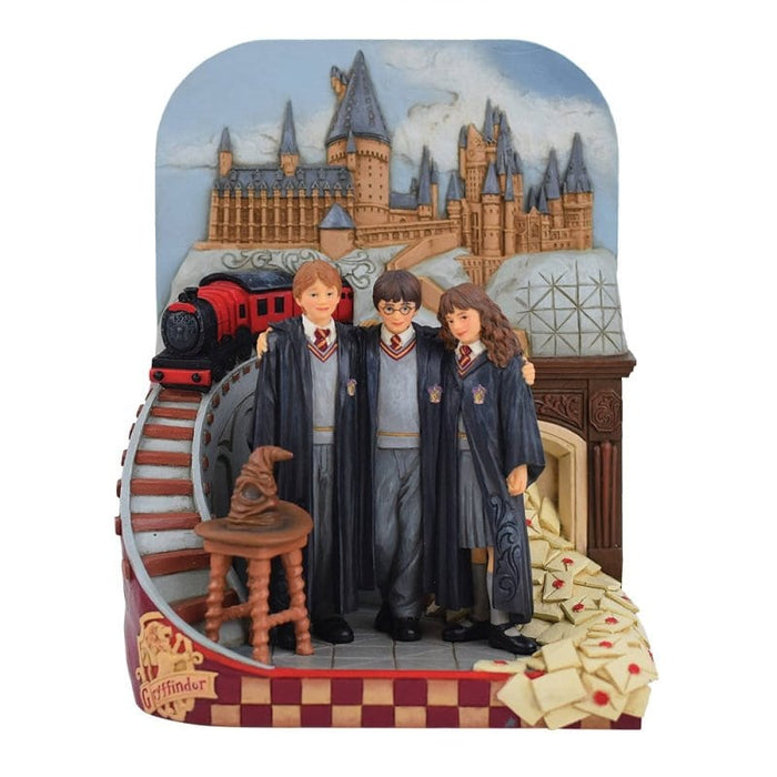The Journey Begins Figurine – Harry, Ron, and Hermione Front View