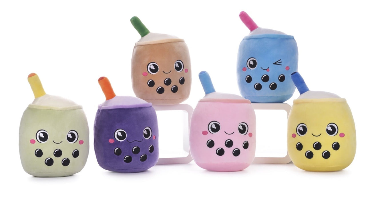 Green Bubble Tea Plush – Matcha Kawaii Kuties Squashy Plush – 16.5cm