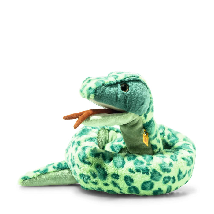 Steiff Gin Snake Plush – 130cm Soft Toy – Light and Dark Green Markings