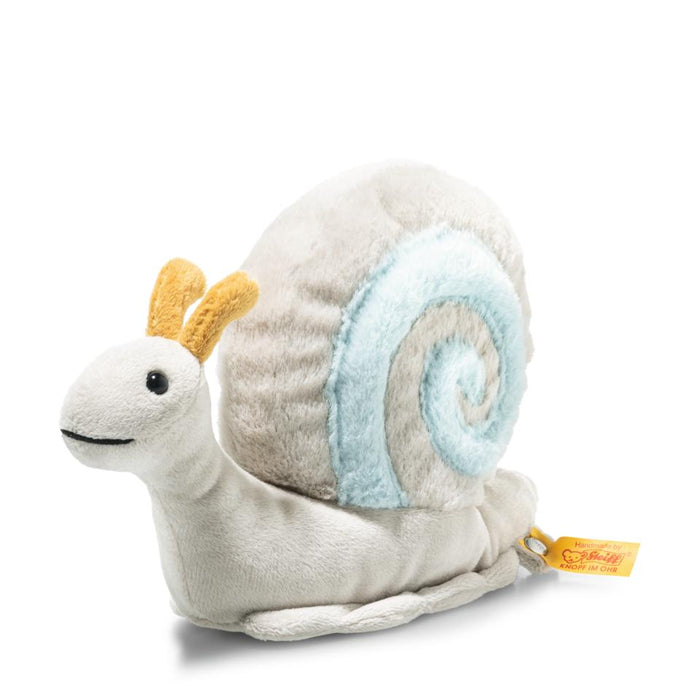 Steiff Snailly Snail Plush 20cm – Front View