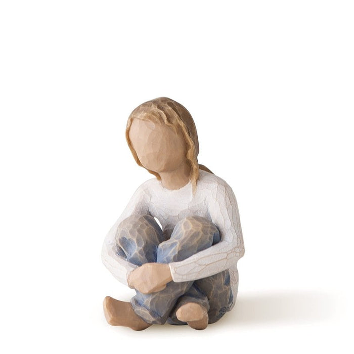 Willow Tree Spirited Child Figurine by Susan Lordi – hand-painted resin sculpture of energetic child