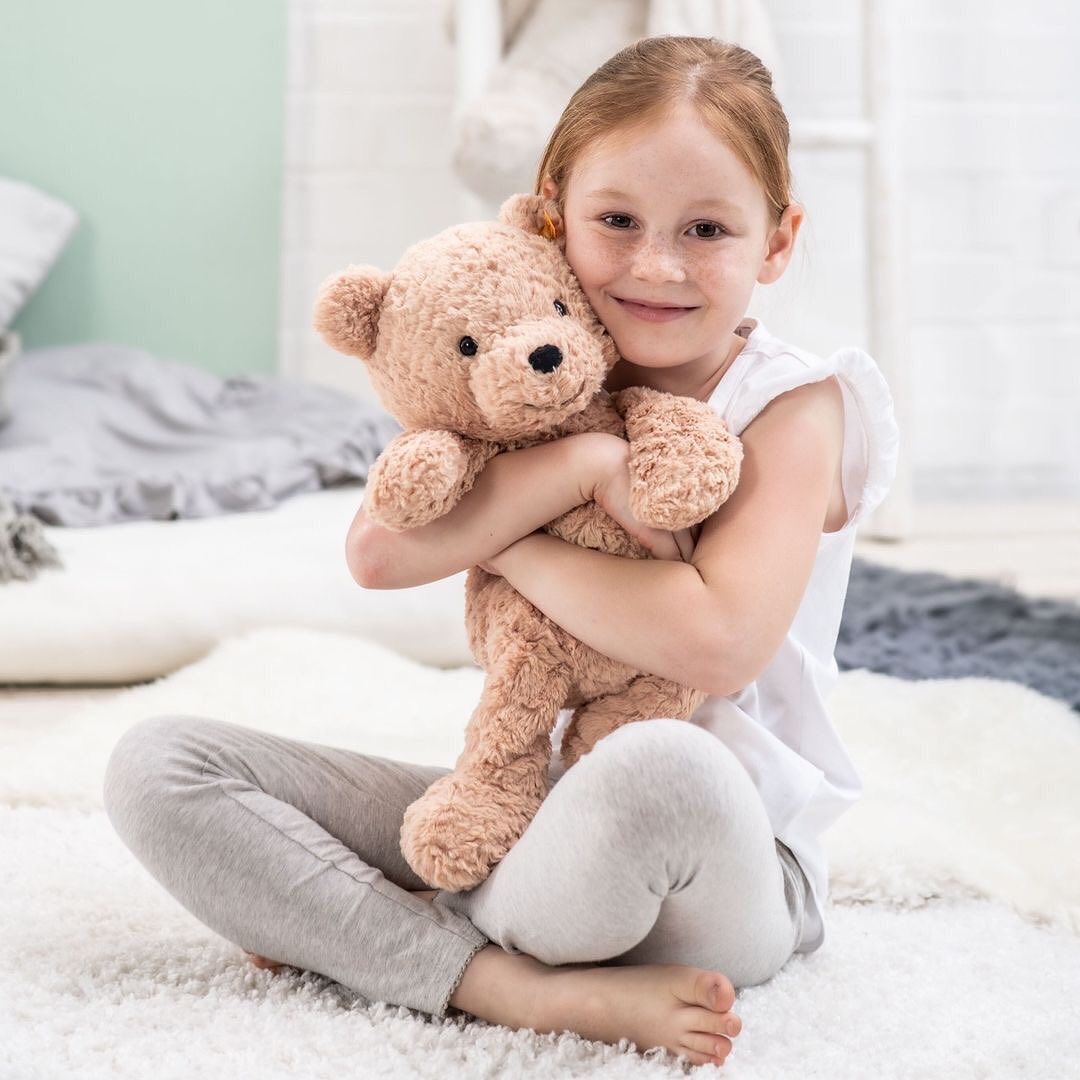 Steiff Soft Cuddly Friends plush teddy bears and animals featuring premium craftsmanship and soft textures