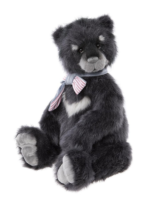Charlie Bears – Adventurer Plush Bear Front View with Neck Scarf

