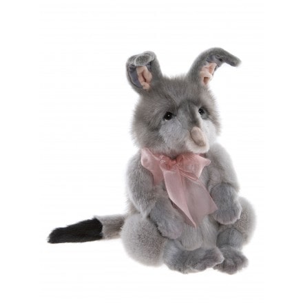 Charlie Bears – Bearhouse Scamper Black Panther Plush Front View
