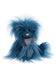 Charlie Bears – Fuzzy Wuzz Bright Blue Plush Bear Front View
