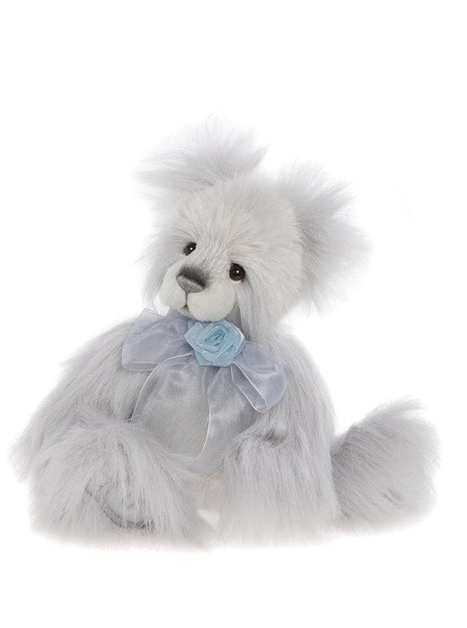Charlie Bears – Garden Party Grey Plush Bear Front View
