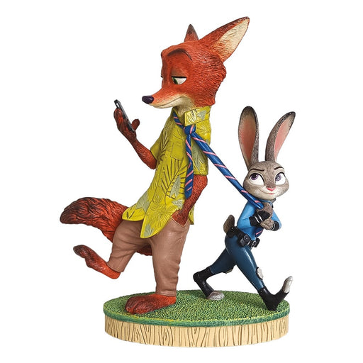 Zootopia Nick and Judy Figurine – Disney Showcase by Enesco, celebrating 10 years of Disney's Zootopia.
