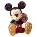 Mickey Mouse with Flowers Mini Figurine – Enesco Disney Traditions by Jim Shore, hand-painted collectible showing Mickey holding a bouquet.
