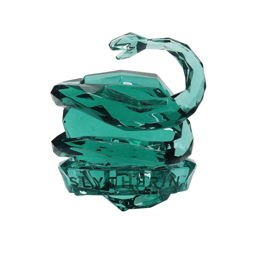 Slytherin Facet Figurine – Enesco Harry Potter Facets Collection, featuring a crystal-style crest of Slytherin House.  
