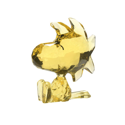 Woodstock Facet Figurine – Enesco Peanuts Facets Collection, featuring a gem-cut crystal-style design of Woodstock.  
