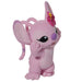 Side view of Flocked Angel Figurine – pastel colours and flocked finish.
