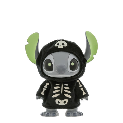 Grand Jester Studios Glow-in-the-Dark Skeleton Stitch – Disney collectible with green glowing design.