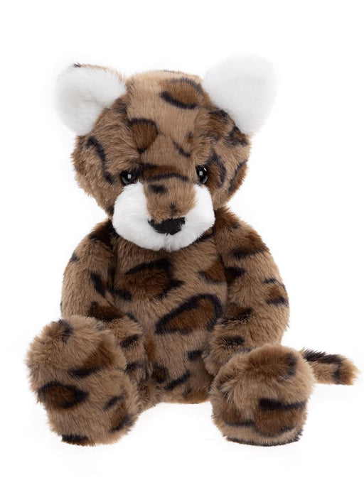 Lenny Leopard Plush Toy Front View – Bear & Me by Charlie Bears  
