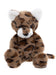 Lenny Leopard Plush Toy Front View – Bear & Me by Charlie Bears  
